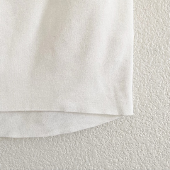 House of CB Yves Knit Top & Mariella Knit Mini Skirt Set in White XS - Picture 8 of 11